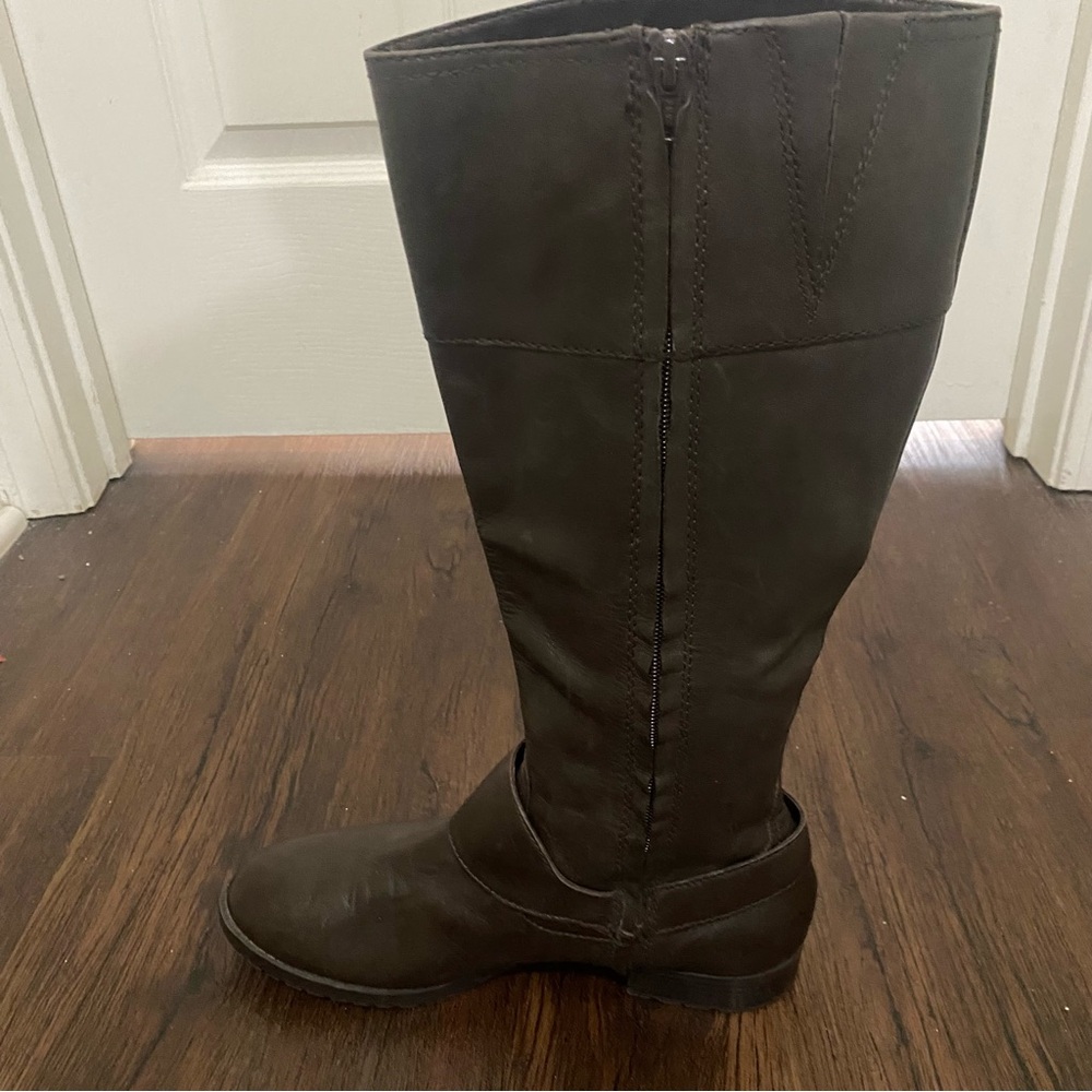 Lauren Ralph Lauren Sulita Harness Riding Boot Brown 9 M - Picture 6 of 14